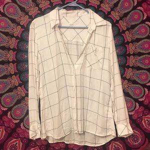 Cute White Flannel!!